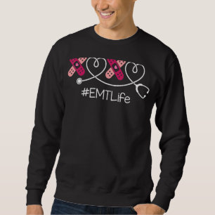 Stethoscope Xoxo Valentine S Day Emt Life Sweatshirt