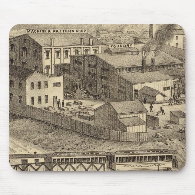 Steubenville Foundry and Machine Works Mouse Pad (Front)