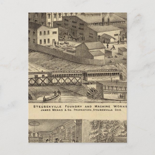 Steubenville Foundry and Machine Works Postcard (Front)