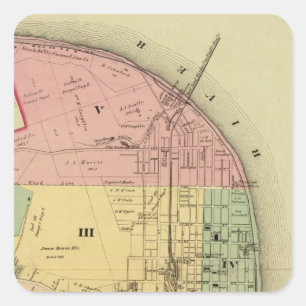 Steubenville, Ohio 2 Square Sticker