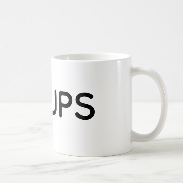 STEUPS Mug. Minimalist Edition Coffee Mug (Right)