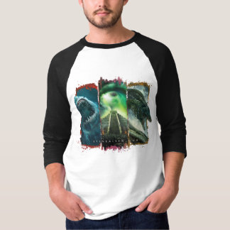 Steve Alten Men's Basic 3/4 Sleeve Raglan T-Shirt