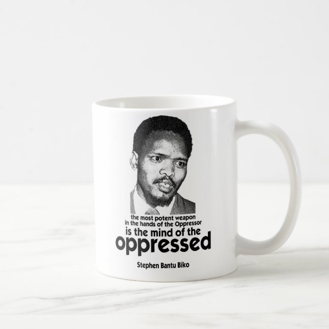 Steve Biko - Potent Weapon Coffee Mug (Right)