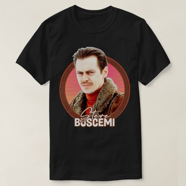 Steve Buscemi Retro Style Fan Art Design 1 T-Shirt (Design Front)