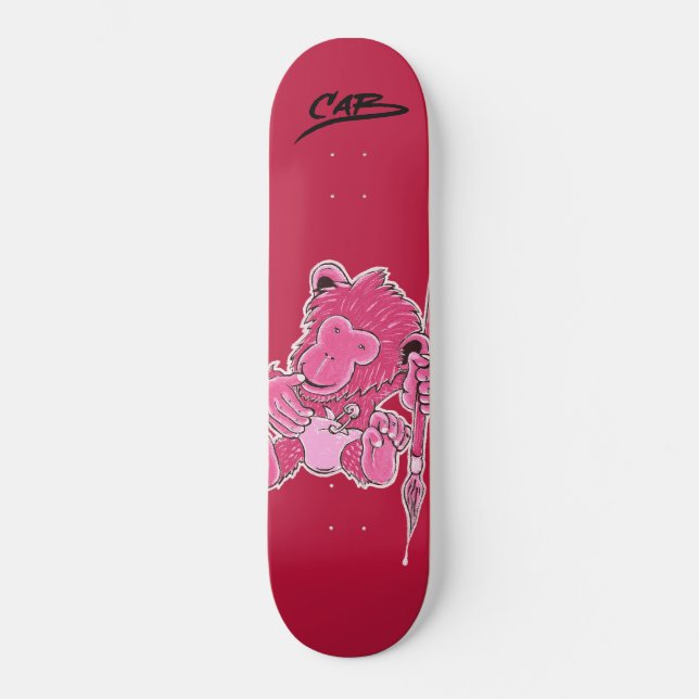 Steve Caballero "Monkey Brush" Skateboard (Front)