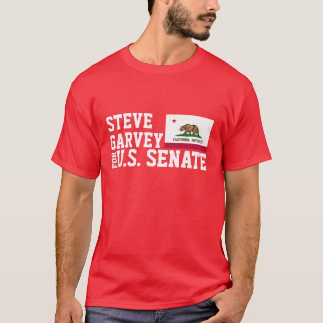 Steve Garvey for U.S. Senate T-Shirt (Front)