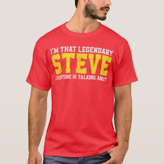 Steve Name Funny Steve Jokes Gifts for Steve Birth T-Shirt