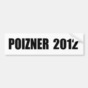 STEVE POIZNER BUMPER STICKER