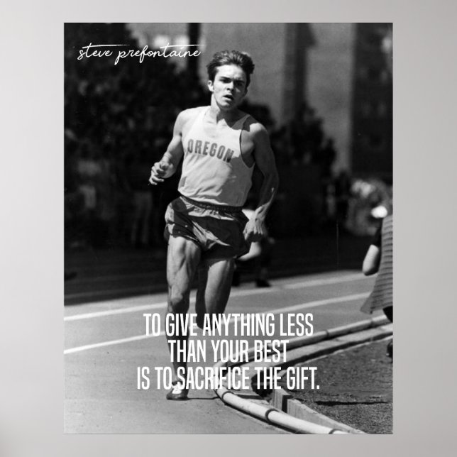 Steve Prefontaine Stop Pre Poster (Front)