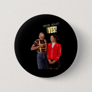 Steve Urkel Family S She Said Yes! Sticker 6 Cm Round Badge