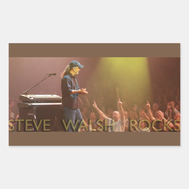 Steve Walsh Rocks Stickers (Front)