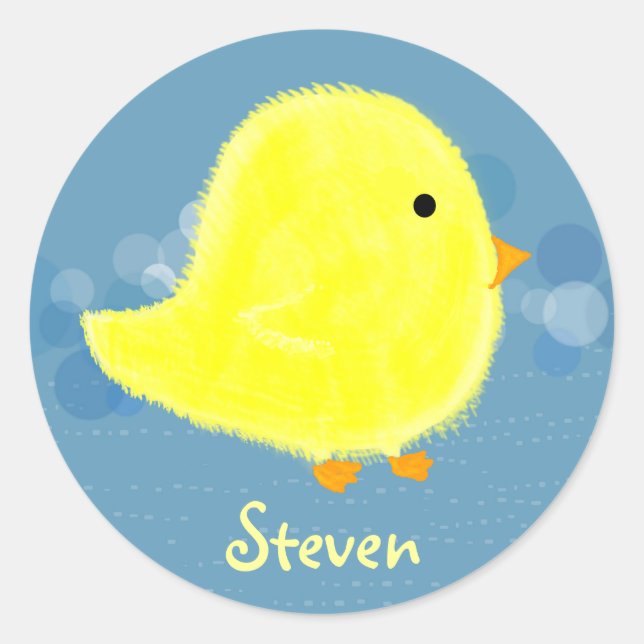 Steven Baby Chick Sticker (Front)