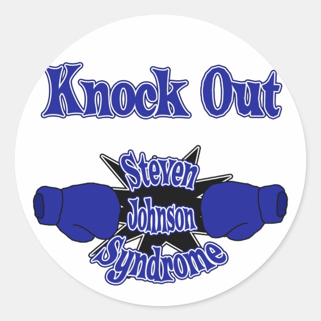 Steven Johnson Syndrome Classic Round Sticker (Front)