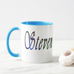 Steven Name Logo, Mug