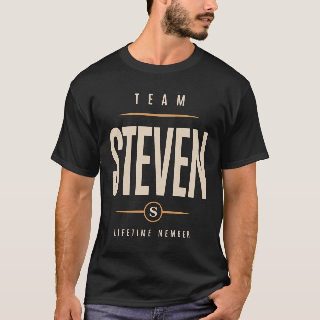 Steven Personalised Name - Funny Steven T-Shirt (Front)