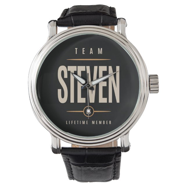Steven Personalised Name - Funny Steven Watch (Front)