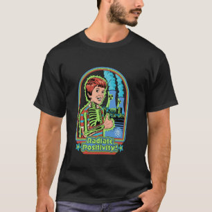 Steven Rhodes Radiate Positivity Radioactive Dark  T-Shirt