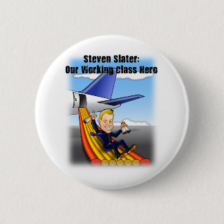 Steven Slater: Our Working Class Hero 6 Cm Round Badge