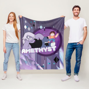 Steven Universe   Amethyst Character Graphic Fleece Blanket