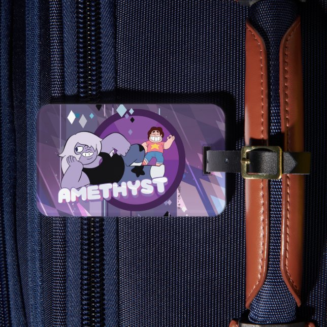Steven Universe | Amethyst Character Graphic Luggage Tag (Front Insitu 4)