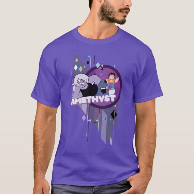 Steven Universe | Amethyst Character Graphic T-Shirt (Front)