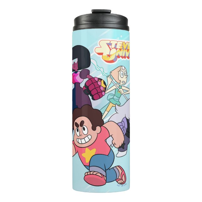 Steven Universe | Crystal Gem Group Action Thermal Tumbler (Front)
