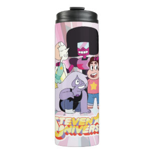 Steven Universe   Crystal Gem Group Huddle Thermal Tumbler