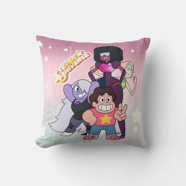 Steven Universe | Crystal Gem Group Pose Cushion (Front)