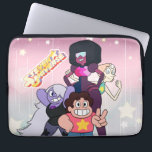 Steven Universe | Crystal Gem Group Pose Laptop Sleeve<br><div class="desc">Check out the Crystal Gems Steven Universe,  Garnet,  Pearl,  and Amethyst posing for a group photo!</div>