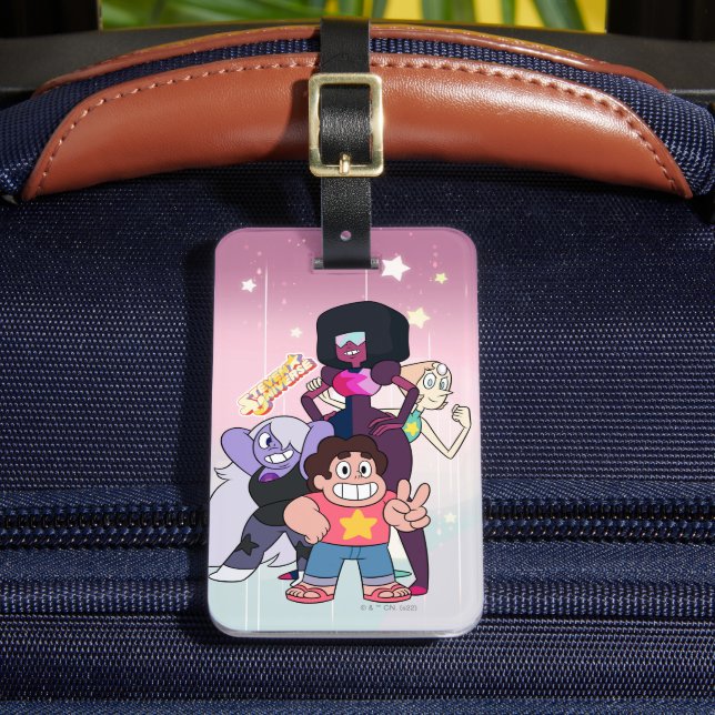 Steven Universe | Crystal Gem Group Pose Luggage Tag (Front Insitu 2)