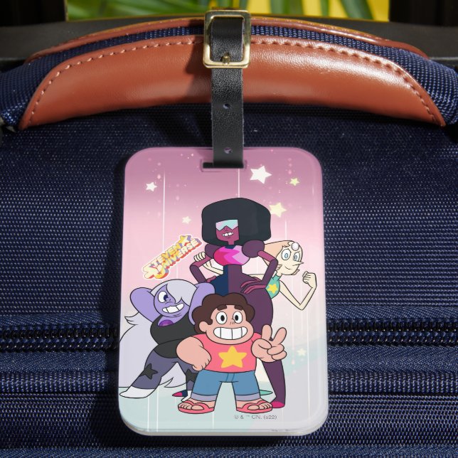 Steven Universe | Crystal Gem Group Pose Luggage Tag (Front Insitu 2)
