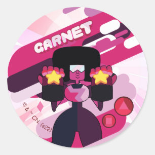 Steven Universe   Garnet Character Graphic Classic Round Sticker