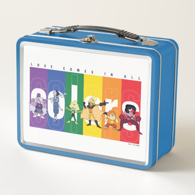 Steven Universe - Love Comes In All Colours Metal Lunch Box (Front)