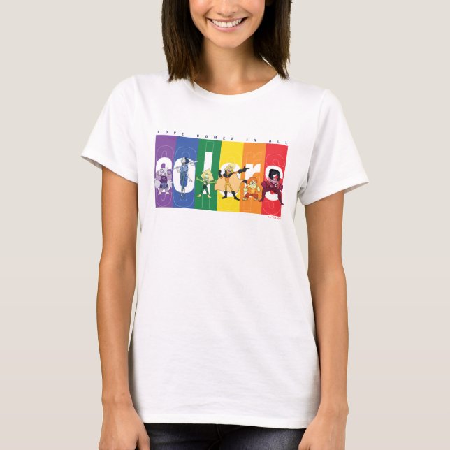 Steven Universe - Love Comes In All Colours T-Shirt (Front)