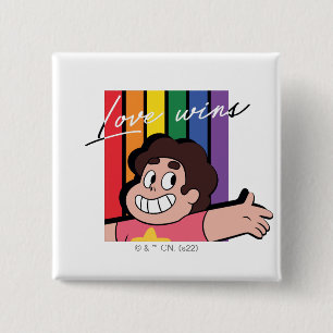 Steven Universe - Love Wins 15 Cm Square Badge