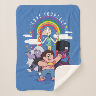 Steven Universe - Love Yourself Sherpa Blanket