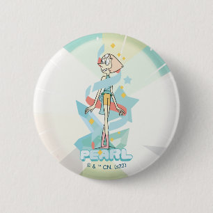 Steven Universe   Pearl Character Graphic 6 Cm Round Badge