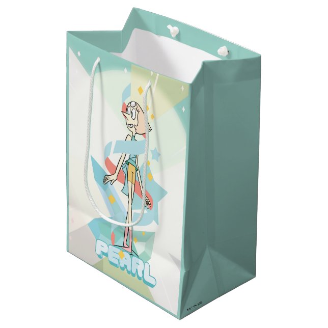 Steven Universe | Pearl Character Graphic Medium Gift Bag (Front Angled)