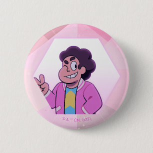 Steven Universe   Pink Diamond Portrait 6 Cm Round Badge