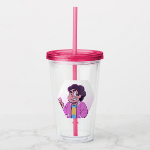 Steven Universe   Pink Diamond Portrait Acrylic Tumbler