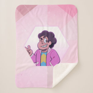 Steven Universe Pink Diamond Portrait Sherpa Blanket