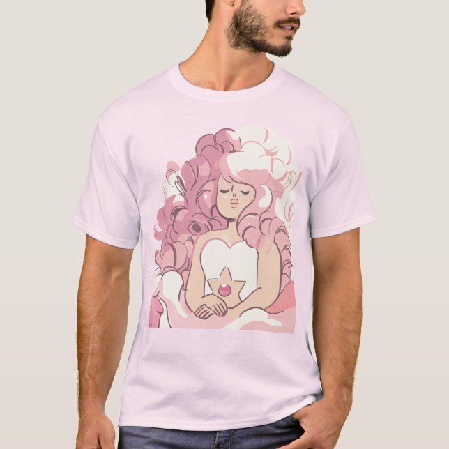 Steven Universe | Rose Quartz Illustration T-Shirt (Front)