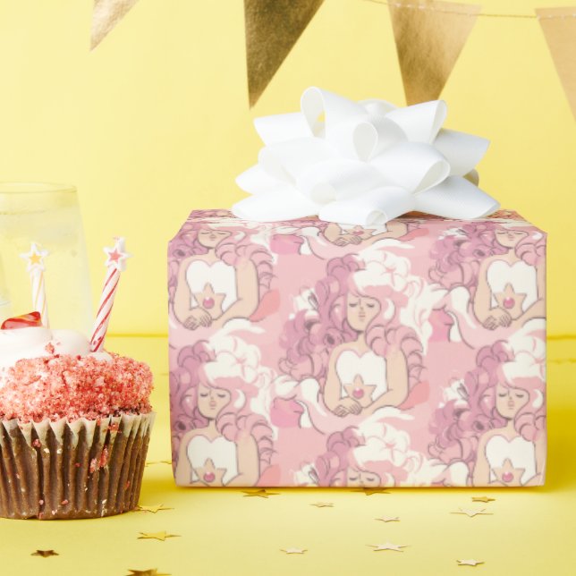 Steven Universe | Rose Quartz Illustration Wrapping Paper (Birthday Party)