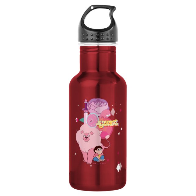 Steven Universe | Rose Quartz Legacy 532 Ml Water Bottle (Front)
