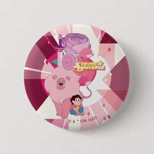 Steven Universe   Rose Quartz Legacy 6 Cm Round Badge