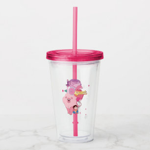 Steven Universe Rose Quartz Legacy Acrylic Tumbler