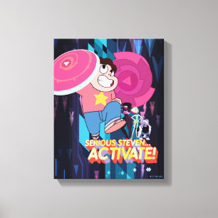 Steven Universe Serious Steven… Activate! Canvas Print