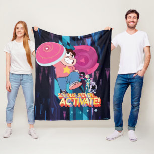 Steven Universe Serious Steven… Activate! Fleece Blanket