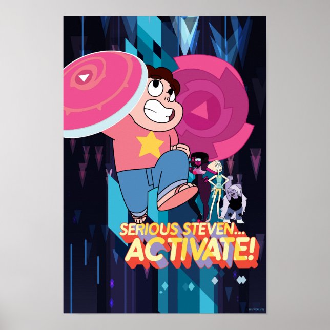 Steven Universe | Serious Steven… Activate! Poster (Front)