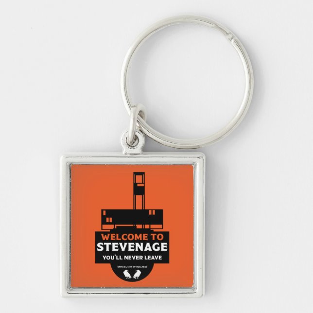 Stevenage Hertfordshire Key Ring (Front)